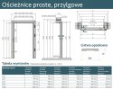 Drzwi Łazienkowe z Ościeżnicą Białe Monza