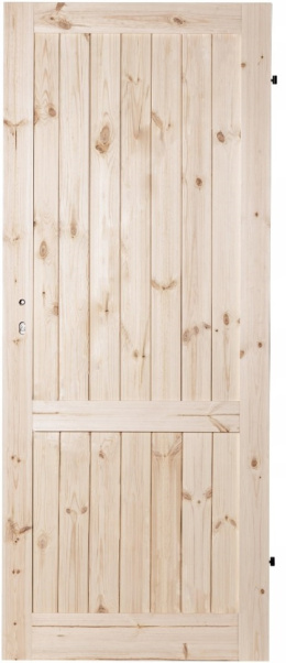 Drzwi Loft Drewniane Sęczne Classic Duo