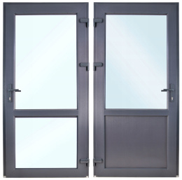 Drzwi PCV Zewnętrzne Antracyt 100 x 210