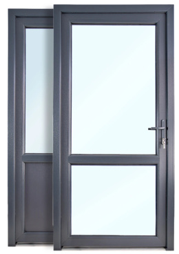 Drzwi PCV Zewnętrzne Antracyt 90 x 200