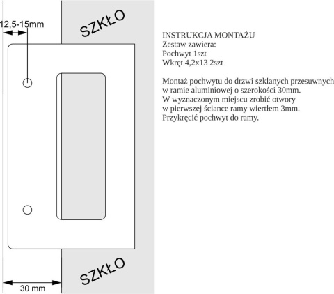 Drzwi Przesuwne Szklane Wąskie Lamele Pasy Aluminium Loft System Nero