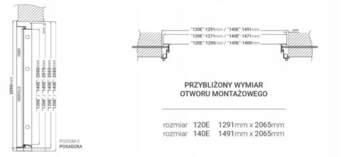 DRZWI WEJŚCIOWE DWUSKRZYDŁOWE JOWISZ ARKUS CR 140