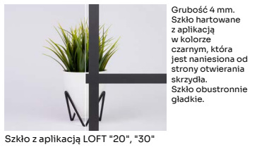 Drzwi Loftowe Bezprzylgowe LOFT 20 z Ościeżnicą Stałą