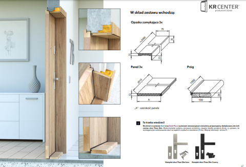 Drzwi Wejściowe do mieszkań BOLD na stare ościeżnice Pełne 80/90 cm Kolory