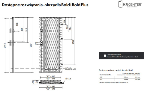 Drzwi Wejściowe do mieszkań BOLD na stare ościeżnice Pełne 80/90 cm Kolory