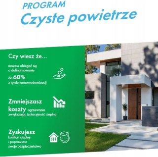 Drzwi Zewnętrzne Pełne Sonet 80/90 cm Czyste Powietrze Antracyt/Orzech/Złoty Dąb KOMPLET