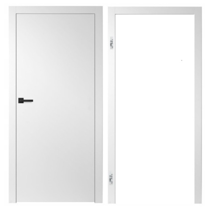 Drzwi Bezprzylgowe Pełne z Ościeżnicą Regulowaną Kolory