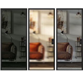 Drzwi Erkado Loft Steel BASIC 1 Czarna Rama 900x2080 Różne Szklenia lub NA WYMIAR