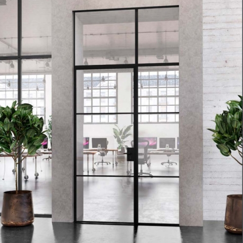 Drzwi Erkado Loft Steel BASIC 1 Czarna Rama 1000x2080 Różne Szklenia lub NA WYMIAR Drzwi Erkado Loft Steel BASIC 1 Czarna Rama 1000x2080 Różne Szklenia lub NA WYMIAR