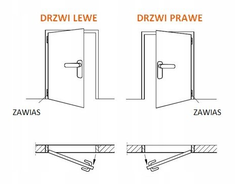 Drzwi Zewnętrzne Dwuskrzydłowe Antracyt 140 cm