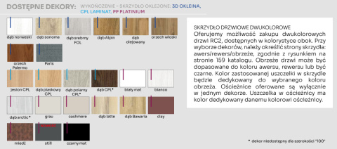 Drzwi Antywłamaniowe RC2 do Mieszkań MAXUS z Ościeżnicą Kolory Komplet 80/90/100