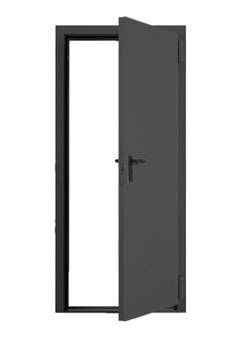 Drzwi Przeciwpożarowe 90cm EI30 Stalowe Hörmann Antracyt RAL7016 900x2000 Drzwi Przeciwpożarowe 90cm EI30 Stalowe Hörmann Antracyt RAL7016 900x2000
