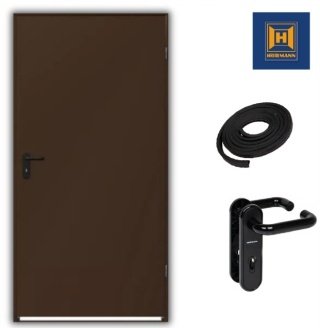 Drzwi Techniczne Brązowe Hormann ZK ISO 90cm 900 x 2000