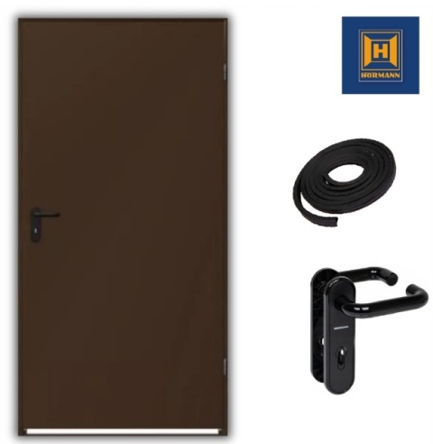 Drzwi Techniczne Brązowe Hormann ZK ISO 90cm 900 x 2000 Drzwi Techniczne Brązowe Hormann ZK ISO 90cm 900 x 2000
