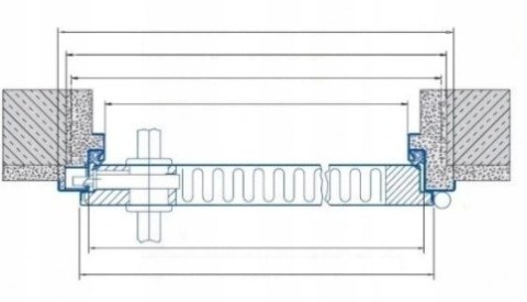 Drzwi Techniczne Brązowe Hormann ZK ISO 90cm 900 x 2000 Drzwi Techniczne Brązowe Hormann ZK ISO 90cm 900 x 2000