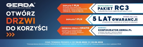 Drzwi Wejściowe RC3 GERDA Toronto Stalowe do mieszkań Różne Kolory do wyboru
