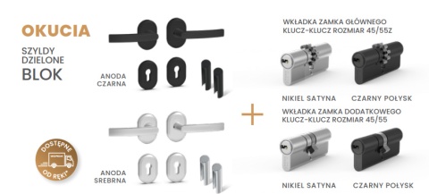 Drzwi Zewnętrzne GERDA TEMPO Milano 8b 75mm SELECT Antracyt LUSTRO Szybka Realizacja