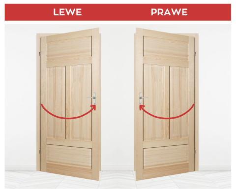 Drzwi drewniane Loft Tablica Szpros z Ościeżnicą Stałą lub Regulowaną Zestaw