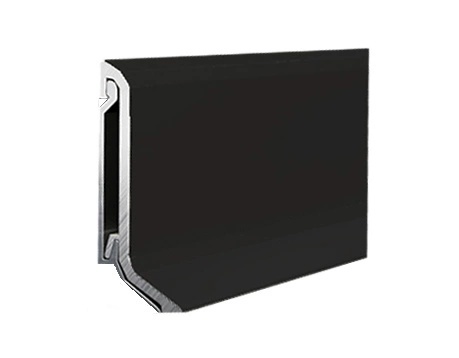 Listwa przypodłogowa aluminiowa czarna RAL 9005 1 sztuka Listwa przypodłogowa aluminiowa czarna RAL 9005 1 sztuka