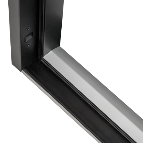 Ciepłe Drzwi Zewnętrzne Stalowe PASIV 72mm GRUBE U=0,75 Antracyt Black