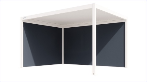 Roleta ZIP SCREEN antracyt 3m do pergoli Gerda Soleo Roleta ZIP SCREEN antracyt 3m do pergoli Gerda Soleo