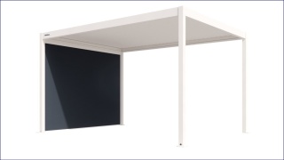 Roleta ZIP SCREEN antracyt 4m do pergoli Gerda Soleo