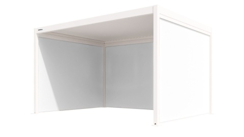 Roleta ZIP SCREEN biała 3m do pergoli Gerda Soleo Roleta ZIP SCREEN biała 3m do pergoli Gerda Soleo
