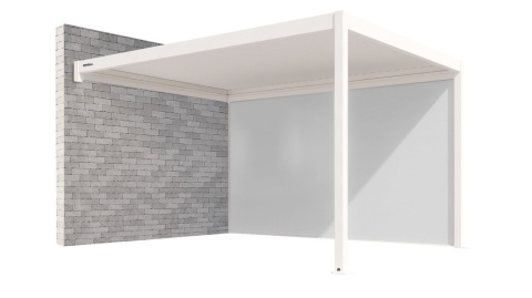 Roleta ZIP SCREEN biała 4m do pergoli Gerda Soleo Roleta ZIP SCREEN biała 4m do pergoli Gerda Soleo