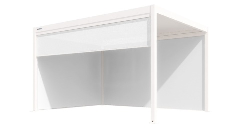 Roleta ZIP SCREEN biała 4m do pergoli Gerda Soleo Roleta ZIP SCREEN biała 4m do pergoli Gerda Soleo