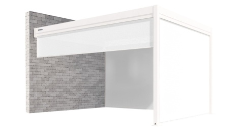 Roleta ZIP SCREEN biała 4m do pergoli Gerda Soleo Roleta ZIP SCREEN biała 4m do pergoli Gerda Soleo