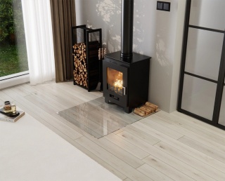 SZKŁO POD KOMINEK HARTOWANE FLOAT PROSTOKĄT PRZEZROCZYSTE 60 x 80 cm