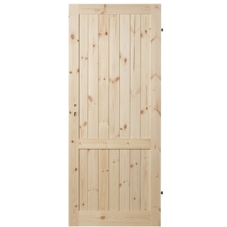 Drzwi Drewnianie Duo Loft Classic Sęczne Pełne Skrzydło 60 Prawe Outlet