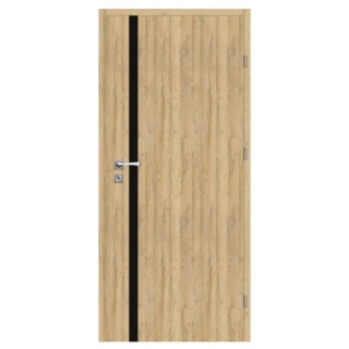 Drzwi Moderno Dąb Bawaria 80cm Prawe Lacobel Przylgowe OUTLET