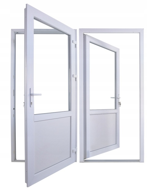 Drzwi PCV Zewnętrzne Białe 90 x 210 Drzwi PCV Zewnętrzne Białe 90 x 210
