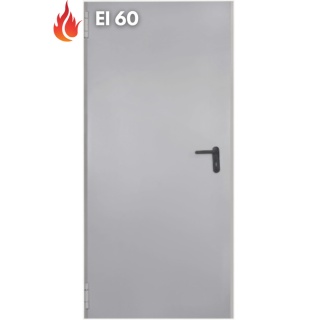 Drzwi Przeciwpożarowe EI60 110cm RAL 7035 Szare Padilla 120 x 210