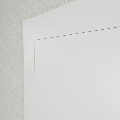 Drzwi Szklone LOFT 40 Biały Mat Szyba Mleczna Szprosy 90 Prawe OUTLET