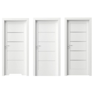 Drzwi Wewnetrzne Porta Verte Białe Ościeżnica Szybka Realizacja G.0 G.2 G.4