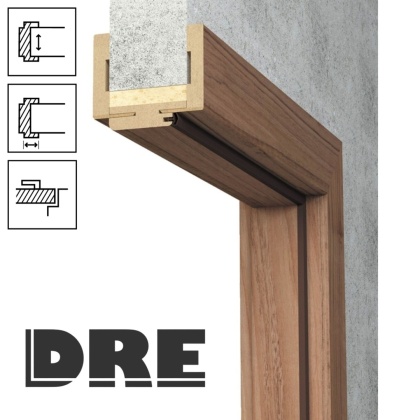 Ościeżnica DRE Regulowana Bezprzylgowa Kolory Zakresy