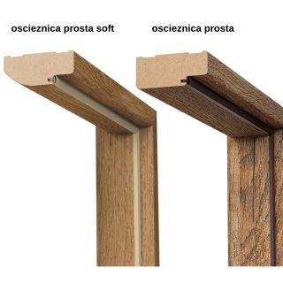 Ościeżnica DRE Prosta Stała Blokowa Przylgowa Kolory
