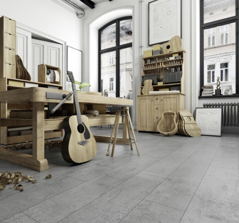 Panele podłogowe Beton Millenium AC5 8mm D1038 Swiss Krono Paloma Platinium