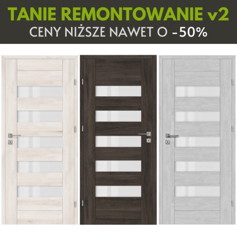 Drzwi Wewnętrzne Bergamo Ramowe Przylgowe Modele Kolory Ościeżnica opcja Zestaw