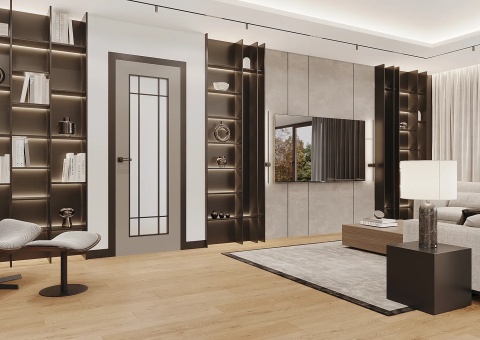 Drzwi DRE Supreme Soho Wewnętrzne Modele Kolory z Ościeżnicą