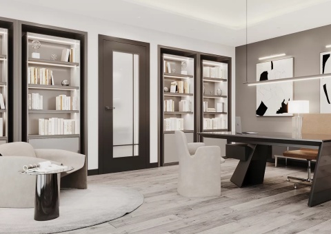 Drzwi DRE Supreme Soho Wewnętrzne Modele Kolory z Ościeżnicą