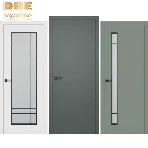 Drzwi DRE Supreme Soho Wewnętrzne Modele Kolory z Ościeżnicą