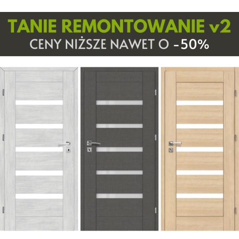 Drzwi Wewnętrzne Etna Ramowe Przylgowe Modele Kolory Ościeżnica opcja Zestaw