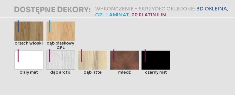 Drzwi Wewnętrzne DUO Voster Przylgowe / Bezprzylgowe Kolory