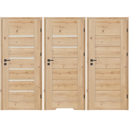 Drzwi Wewnętrzne Suerte Ramowe Dąb Artisan | NA MAGAZYNIE z ościeżnicą opcja