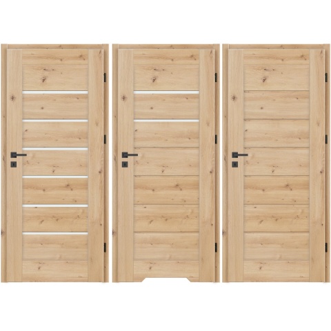 Drzwi Wewnętrzne Suerte Ramowe Dąb Artisan | NA MAGAZYNIE z ościeżnicą opcja