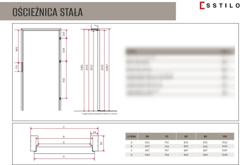 Drzwi Wewnętrzne Irys Ramowe Białe| NA MAGAZYNIE z ościeżnicą opcja