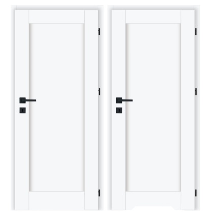 Drzwi Wewnętrzne Irys Ramowe Białe| NA MAGAZYNIE z ościeżnicą opcja